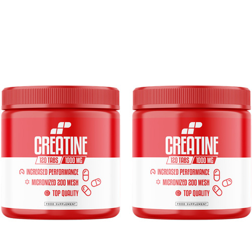 2x MP NUTRITION Creatine 1000mg - 120tabs
