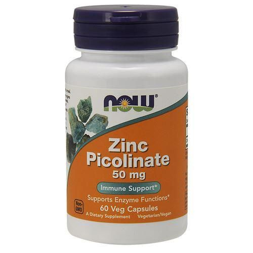 NOW Zinc Picolinate 50mg - 3x 60vegcaps.