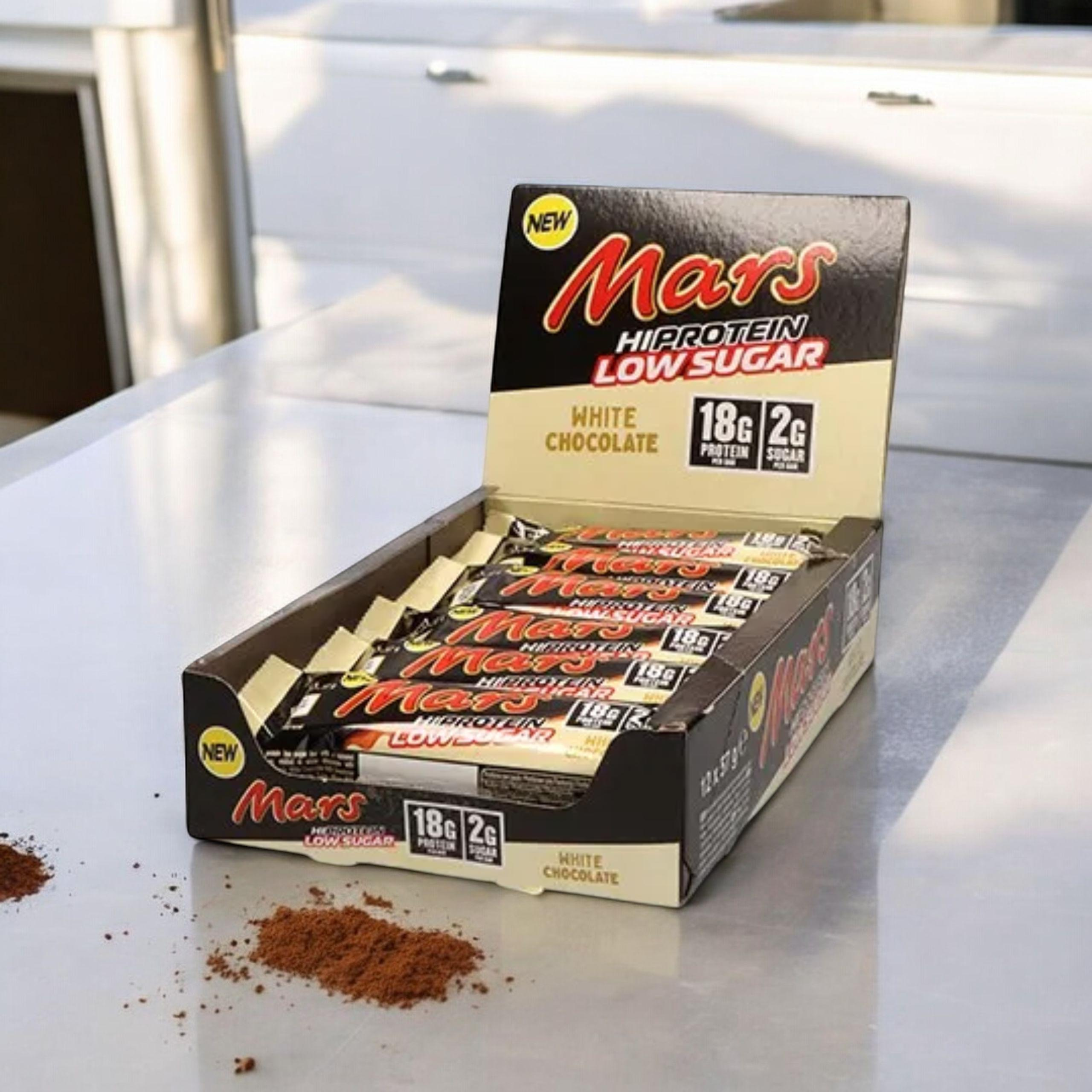 Mars - Baton Mars HIProtein LS Bar - 12x 57g - White Chocolate