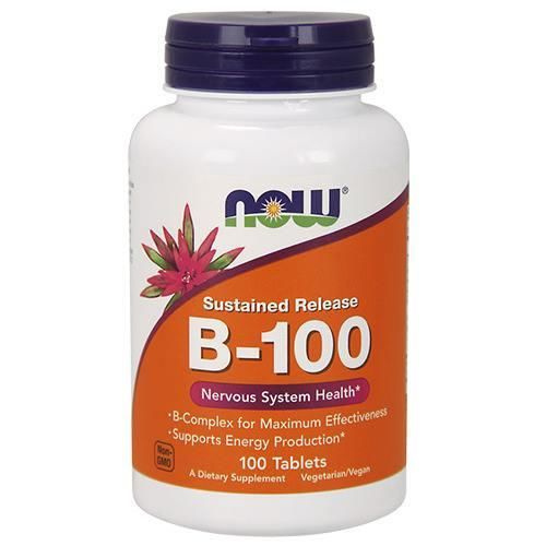 NOW Vitamin B-100 - 3x 100tabs.