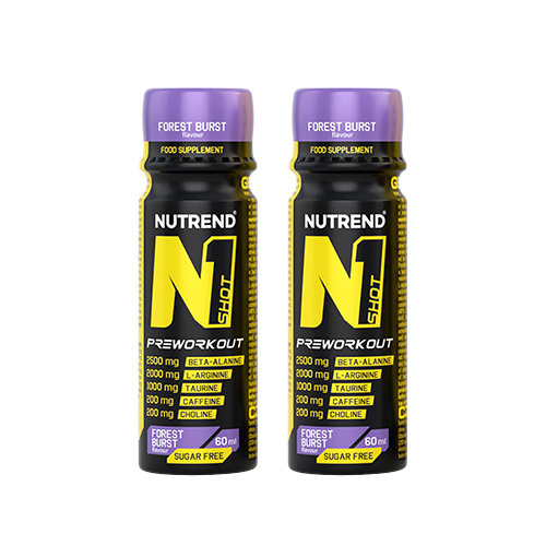 NUTREND N1 Shot PreWorkout - 2x 60ml