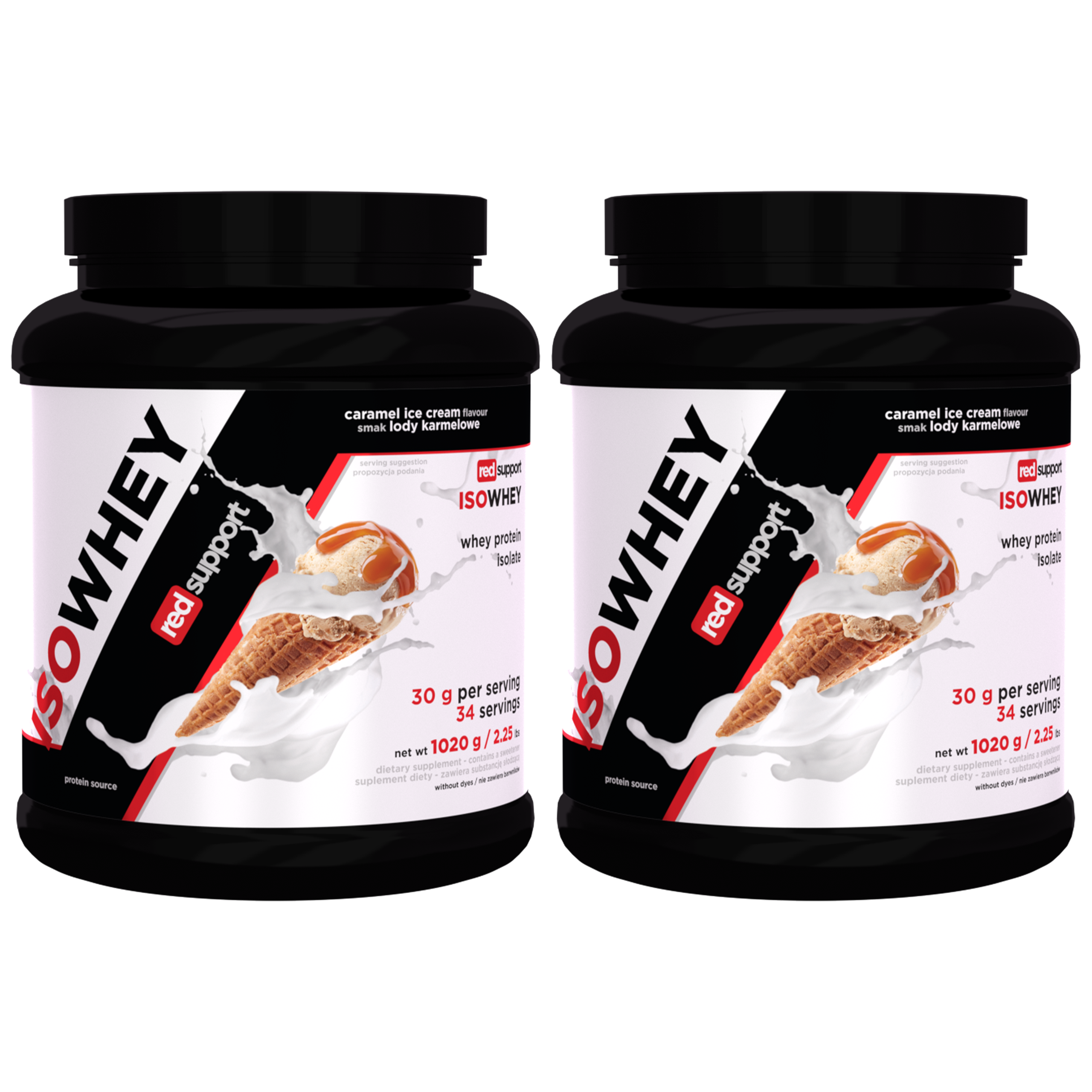 RED SUPPORT IsoWhey - 2x 1020g