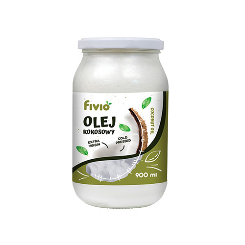 FIVIO Olej Kokosowy Extra Virgin - 900ml