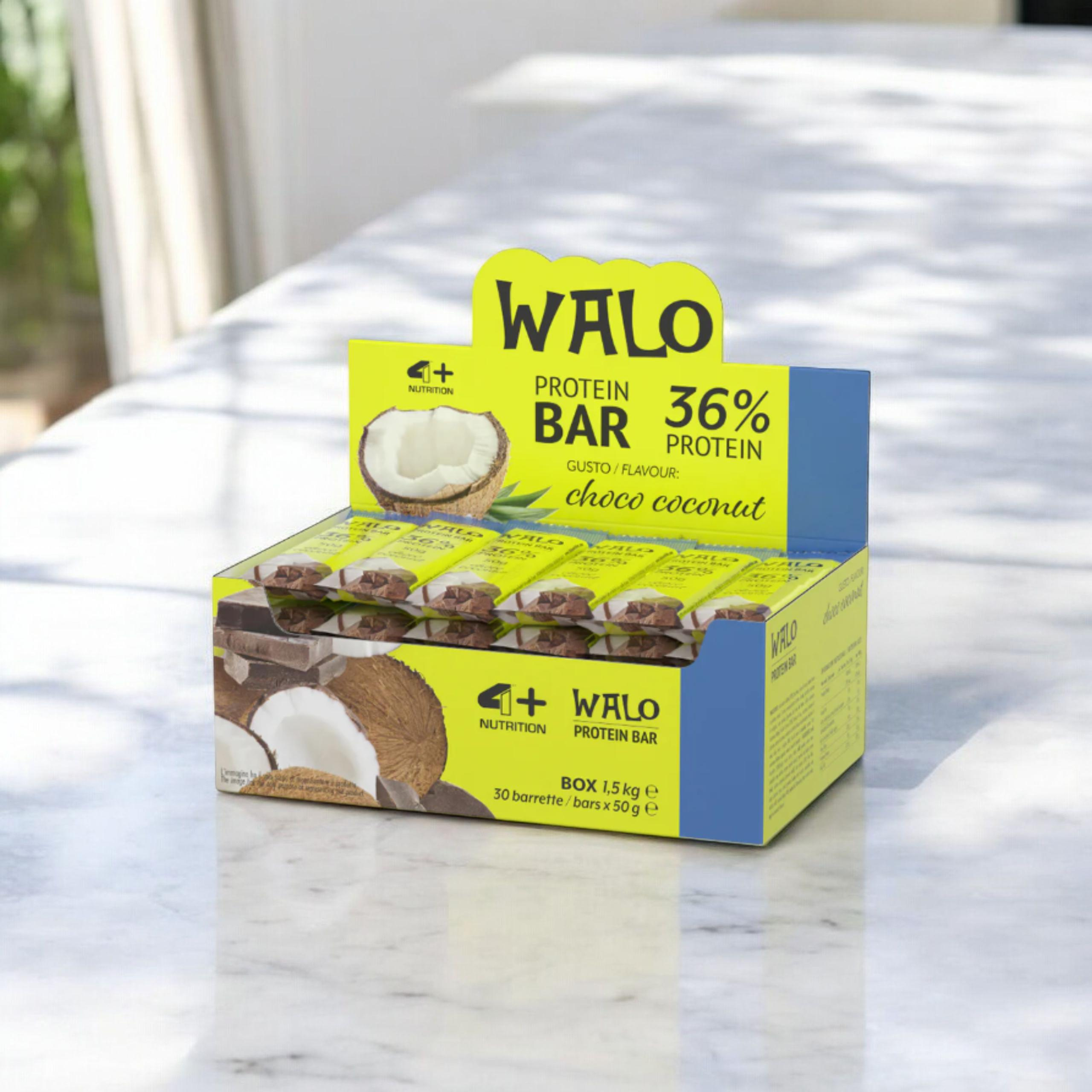 4+ NUTRITION Baton Walo Protein 36% CrockBar - 30x 3x 50g