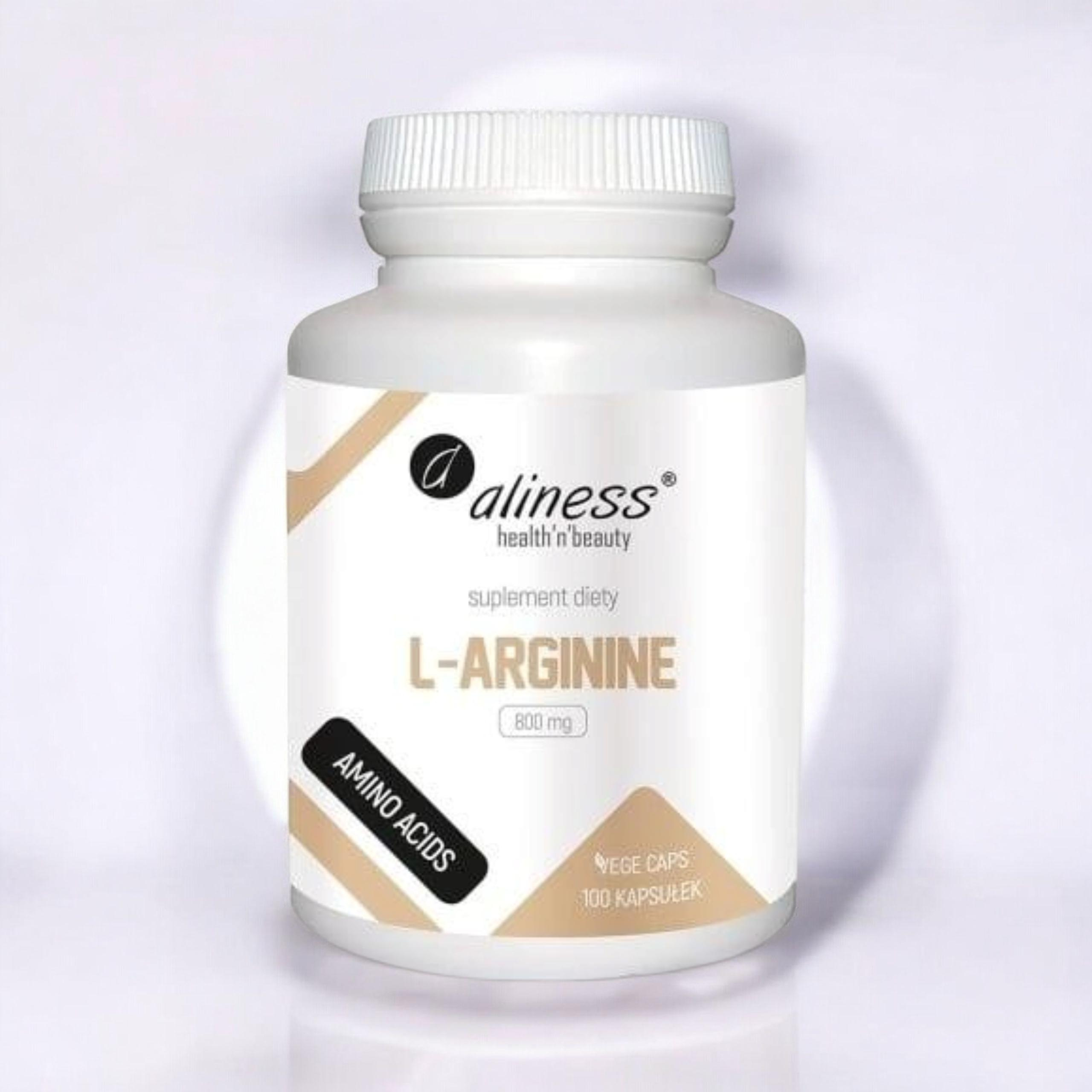 ALINESS - L-Arginine 800mg - 100vcaps. x3