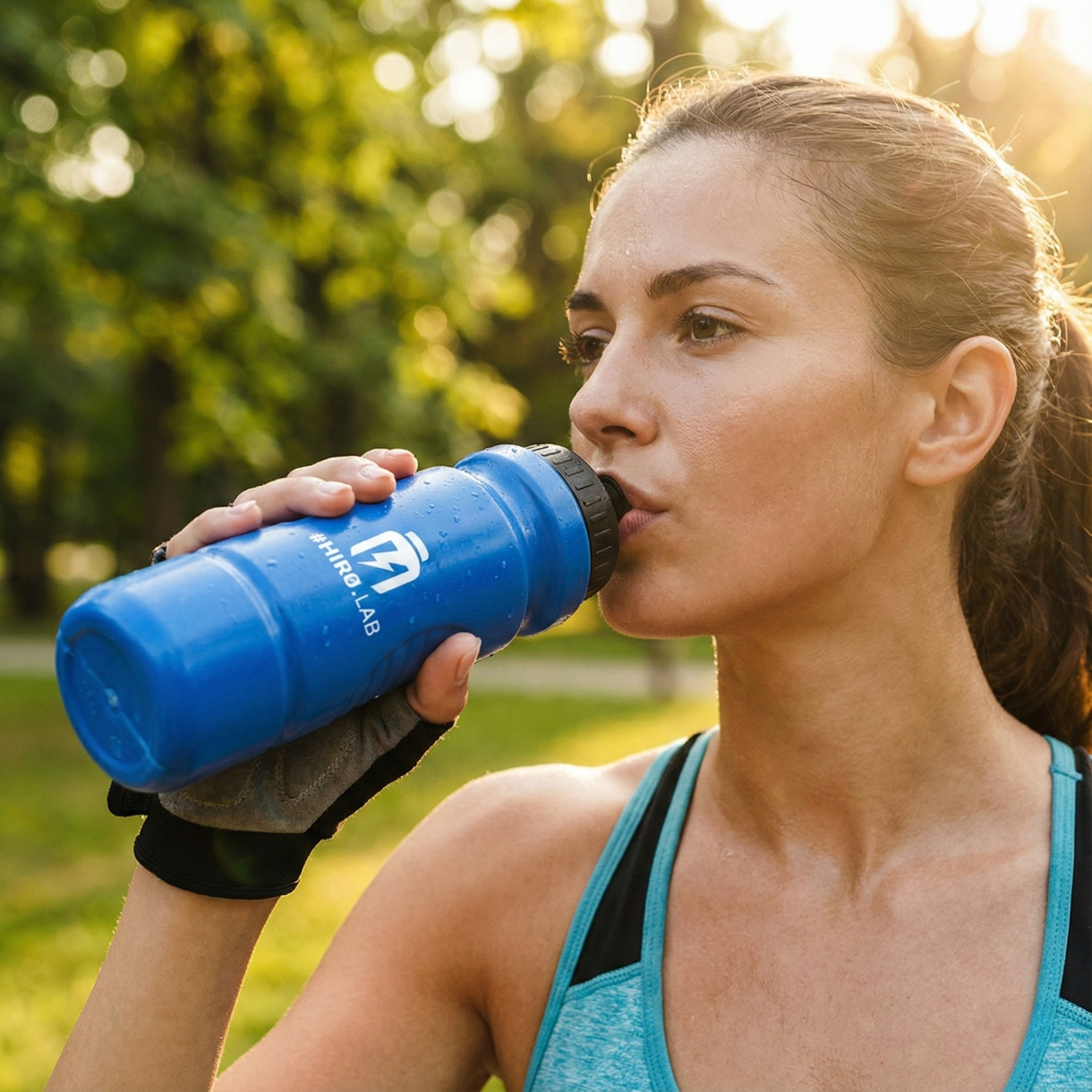 HIRO.LAB Bidon Iso Boost - 900ml - Blue