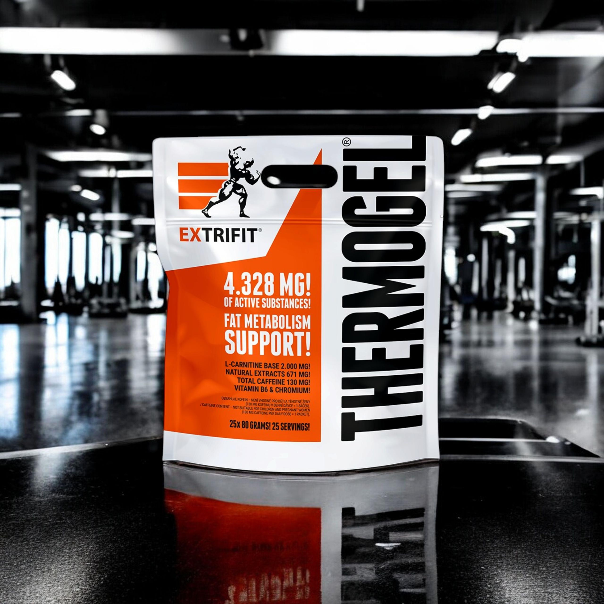 EXTRIFIT - THERMO GEL - 25x 2x 80g - Cherry