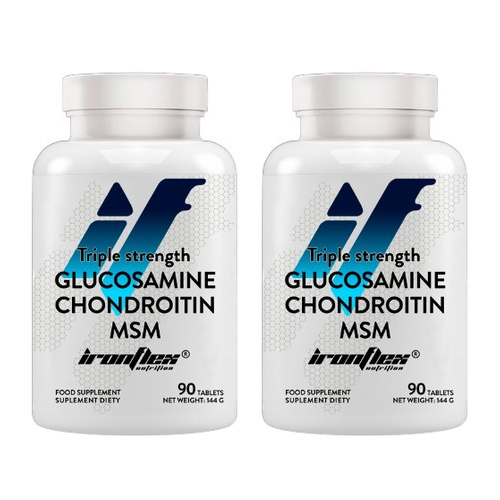 IRONFLEX - Glucosamine Chondroitin MSM - 2x 90 tabs
