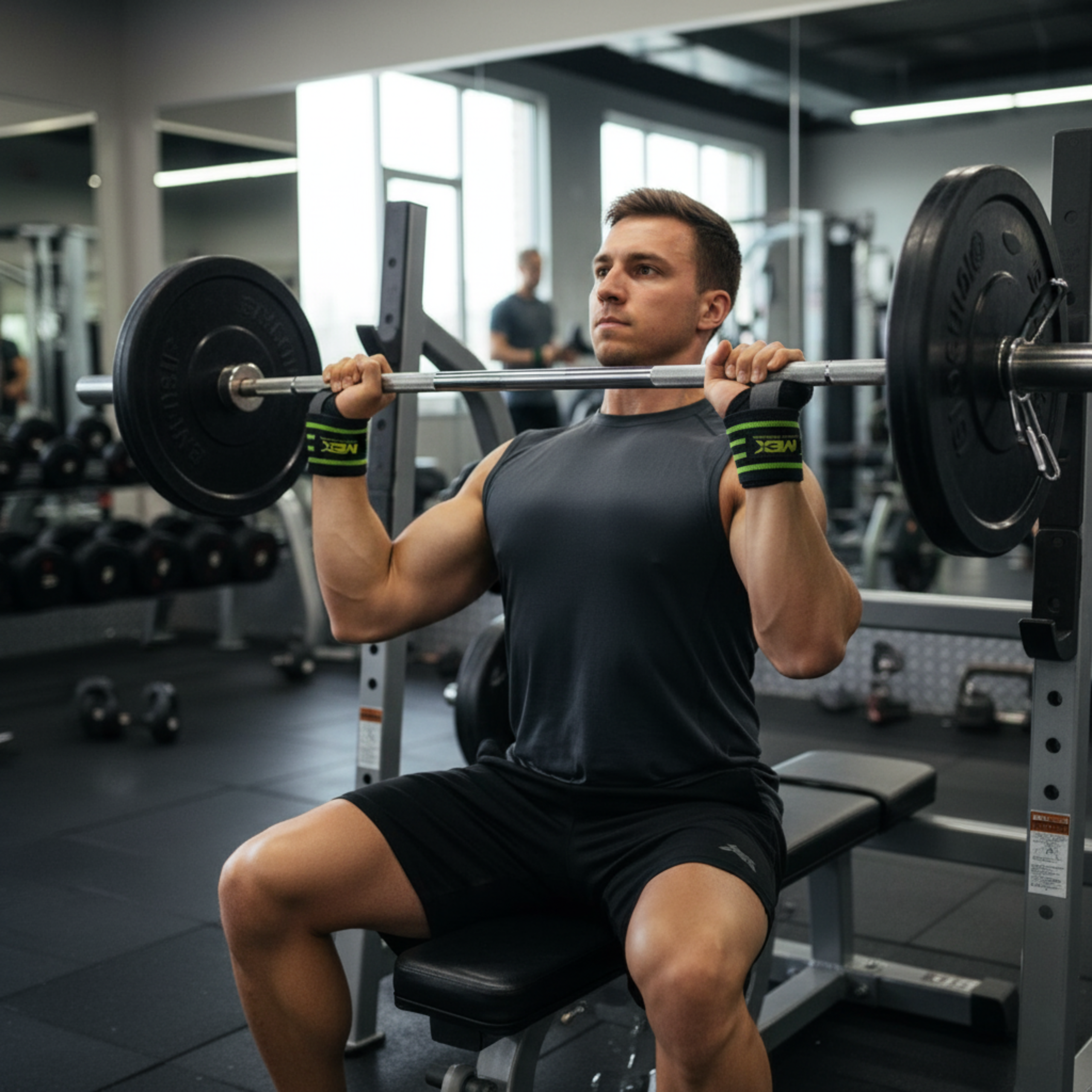 MEX SPORT - Wrist Wraps Mex - Yellow - 30cm