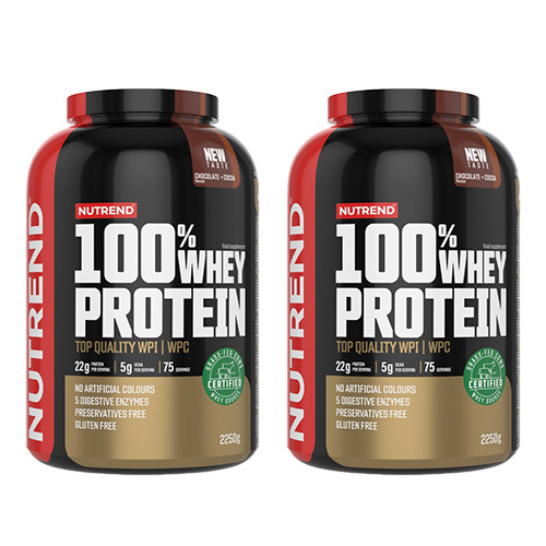 NUTREND 100% Whey Protein - 2x 2250g