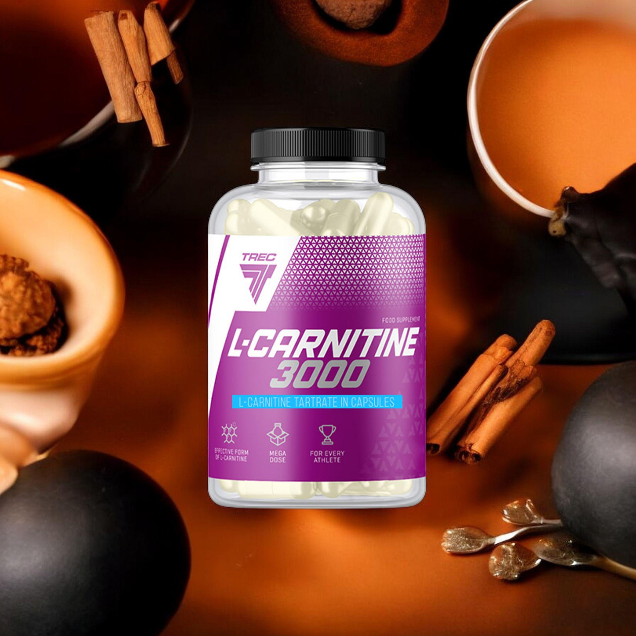 TREC L-Carnitine 3000 - 60caps. - 3x L-Karnityna