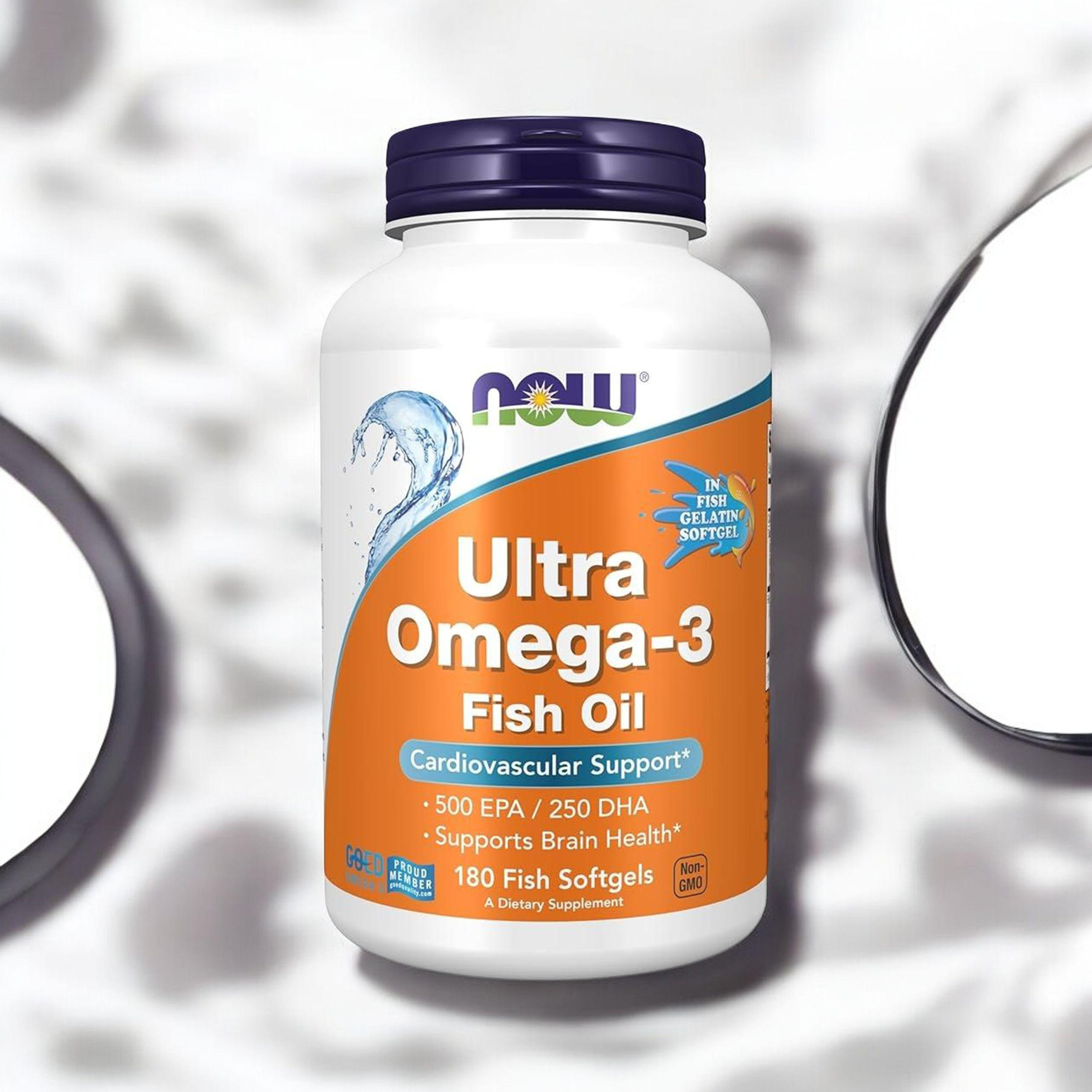 NOW - Ultra Omega-3 - 3x 180softgels