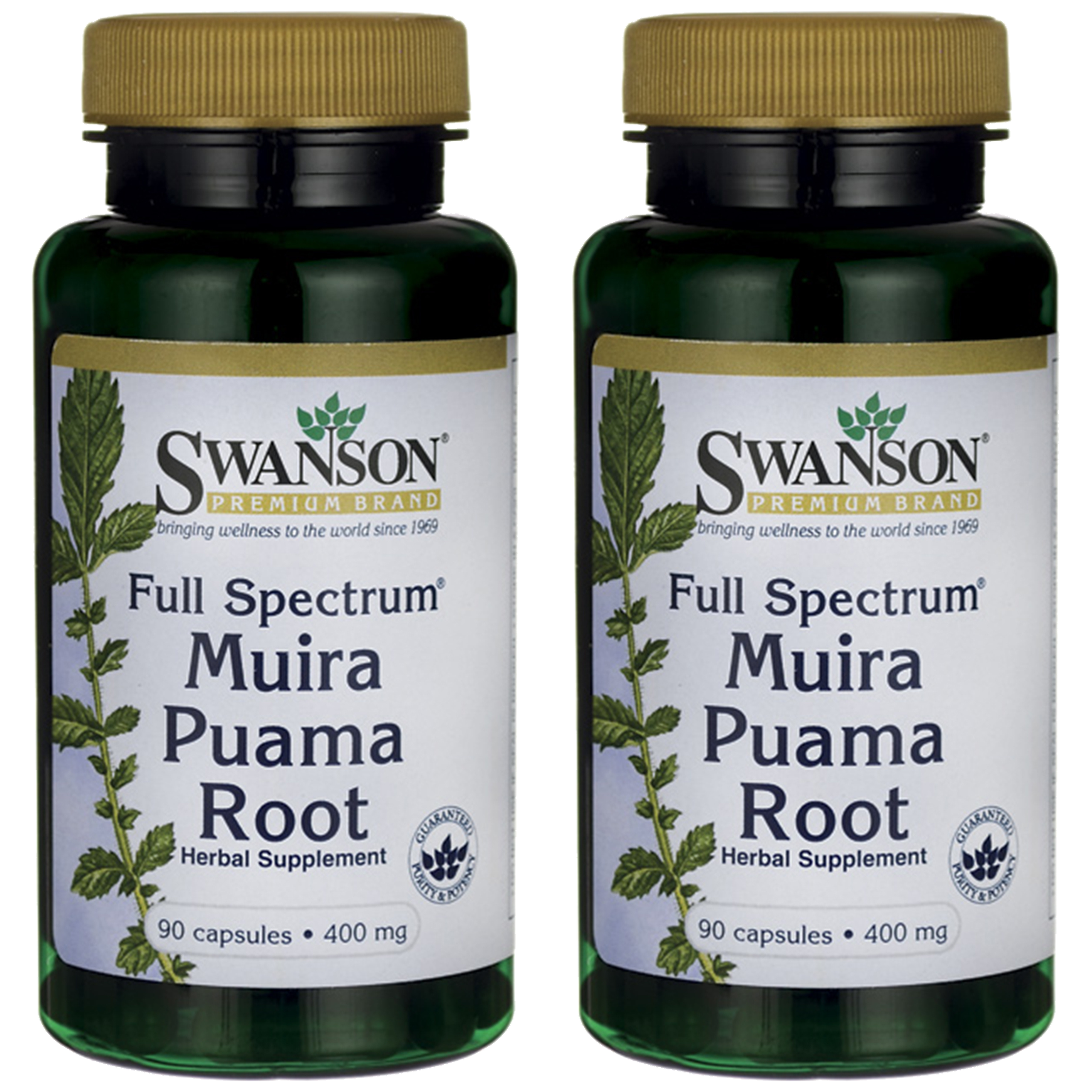 SWANSON Full Spectrum Muira Puama Root 400mg - 2x 90caps