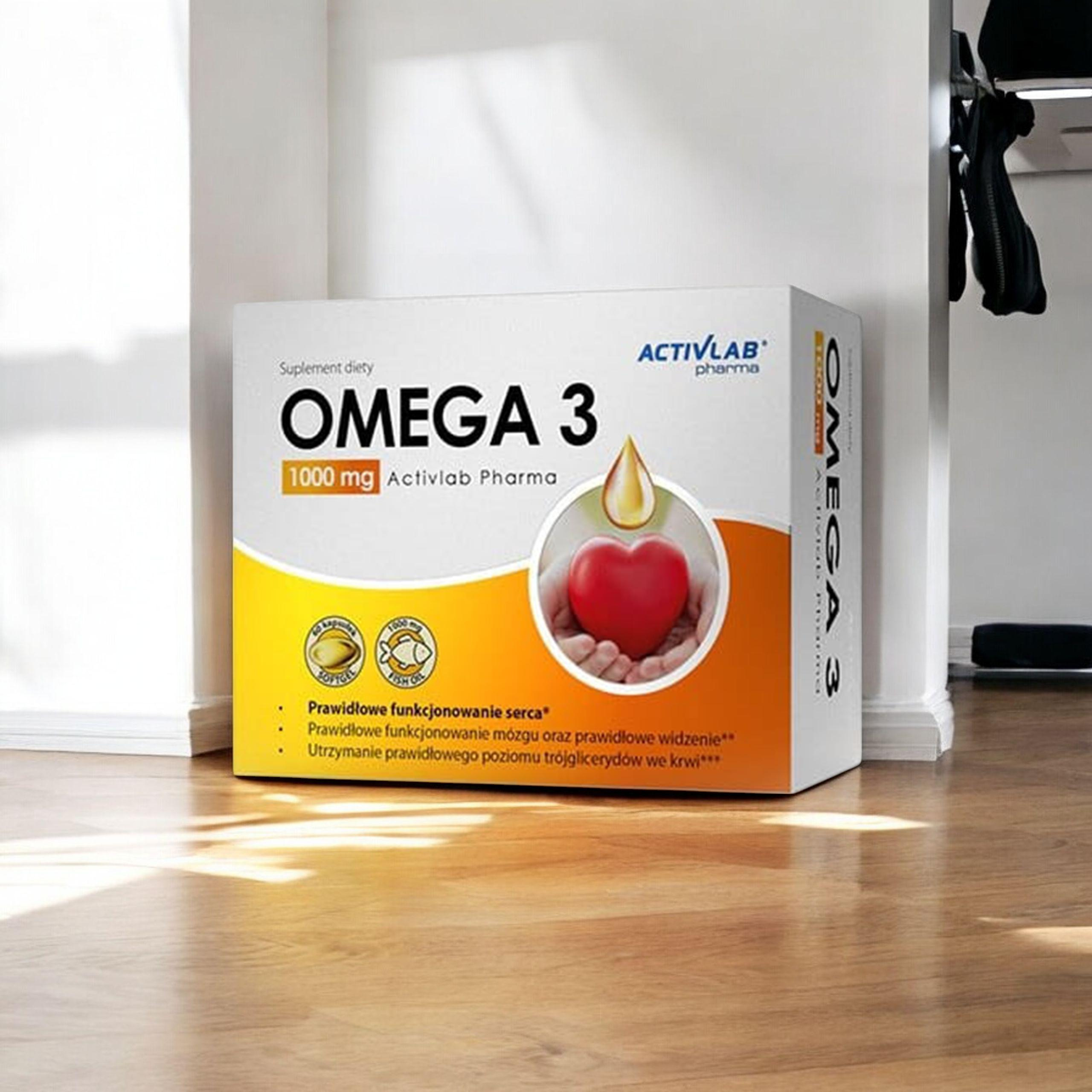 ACTIVLAB PHARMA Omega 3 1000mg - 2x 60caps.