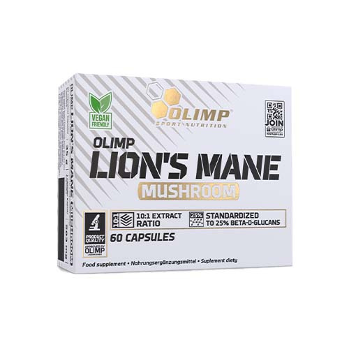 OLIMP Lion's Mane Mushroom - 60caps. - 3x Soplówka Jeżowata