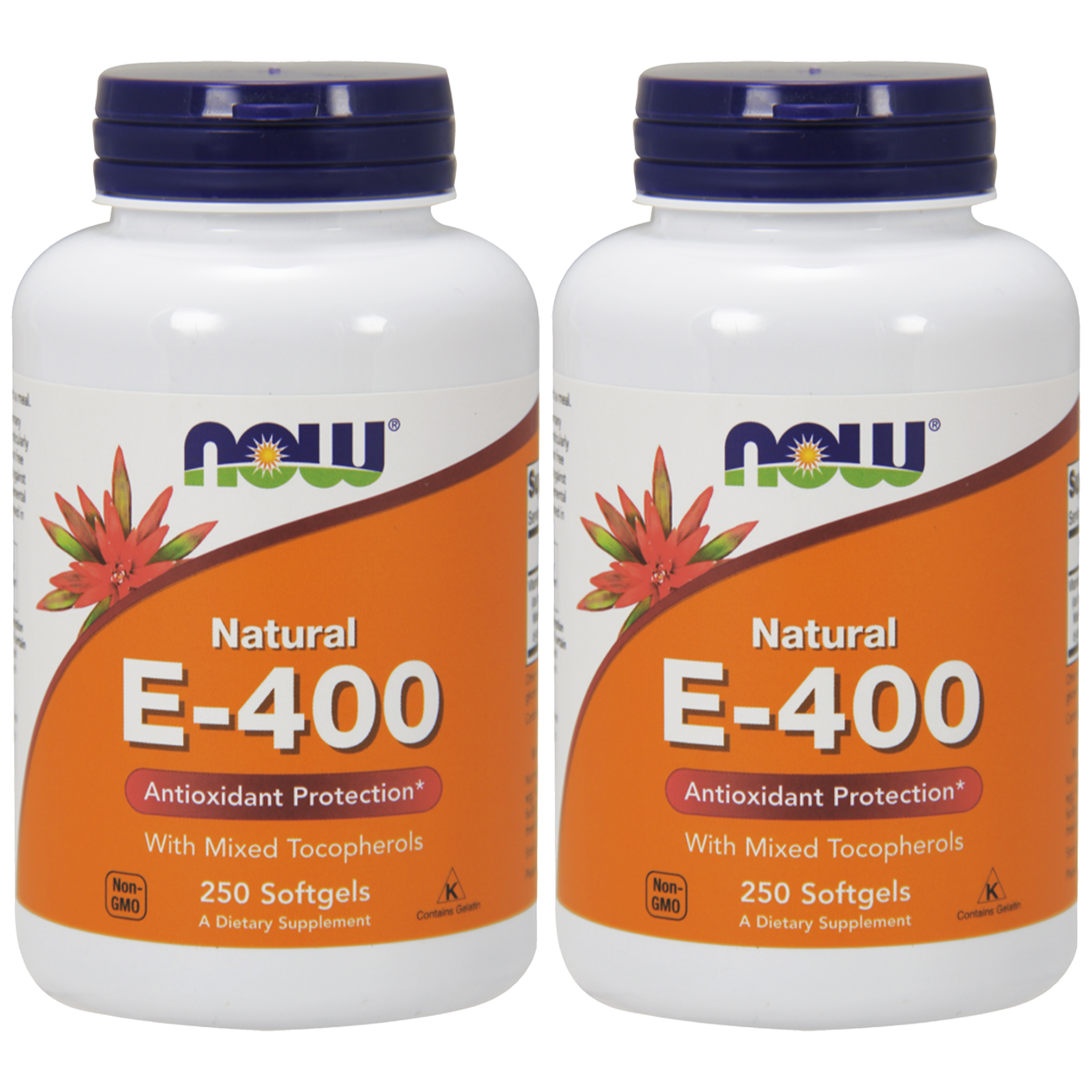 NOW Vitamin E-400 MT - 2x 250softgels