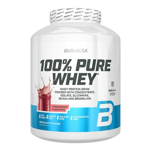 BIOTECH - 100% Pure Whey - 2x 2000g - Strawberry