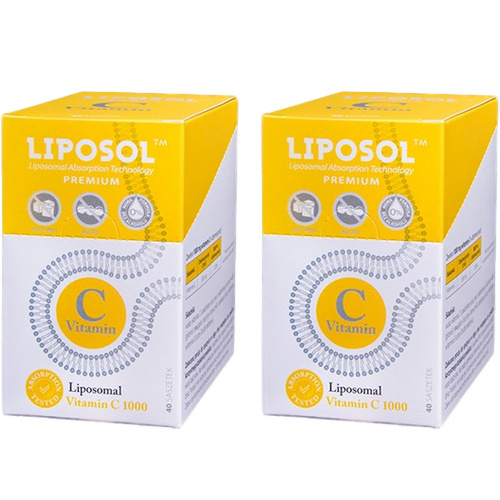 ALINESS Liposol Liposomal Vitamin C 1000 - 2x 40 saszetek
