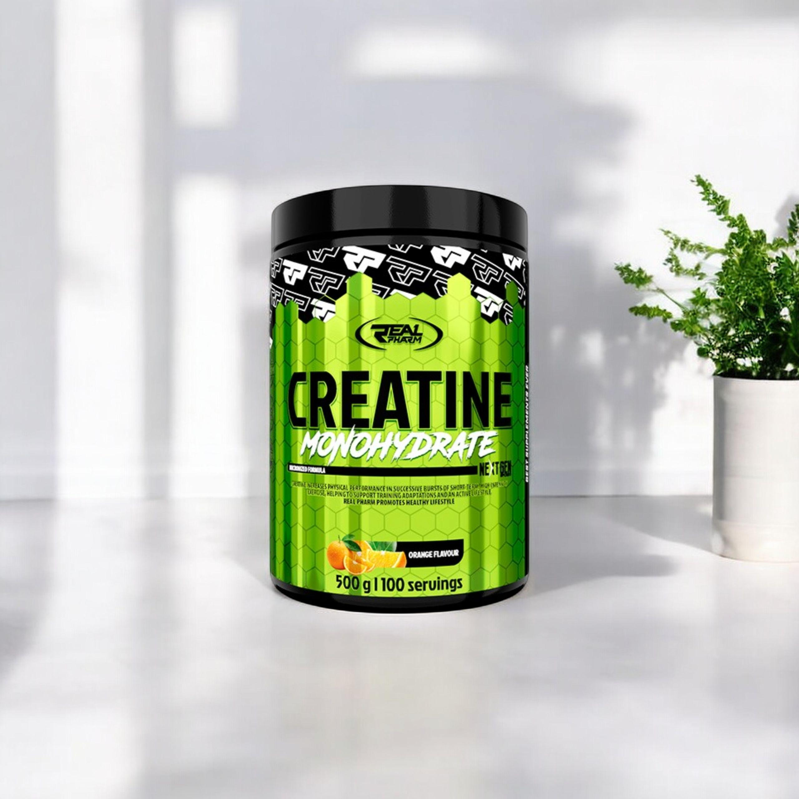 REAL PHARM Creatine Monohydrate - 3x 500g