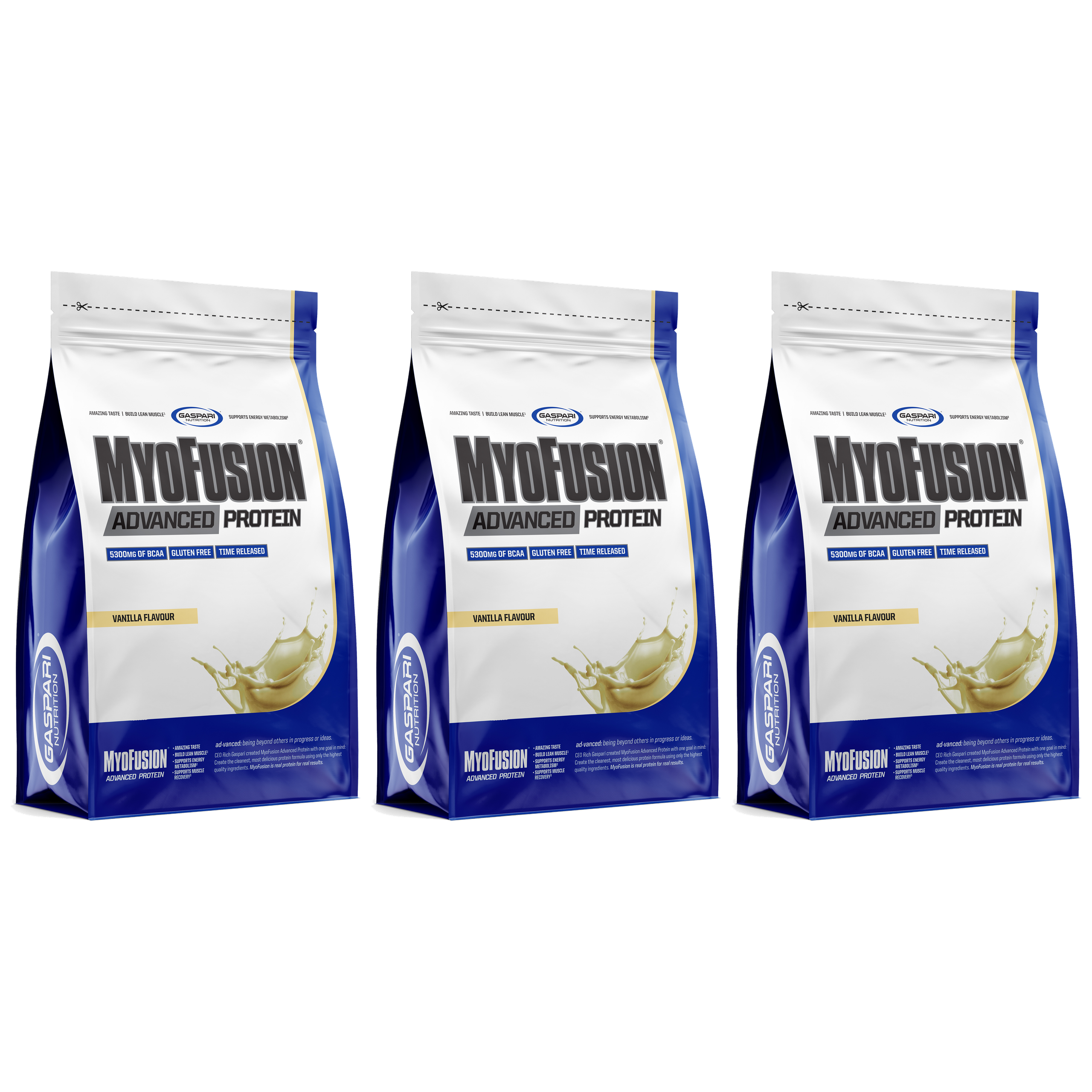 GASPARI NUTRITION Myofusion Advanced EU - 3x 500g