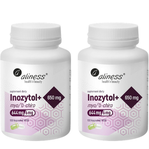 ALINESS - Inozytol Myo / D-Chiro 650mg - 2x 100vcaps.