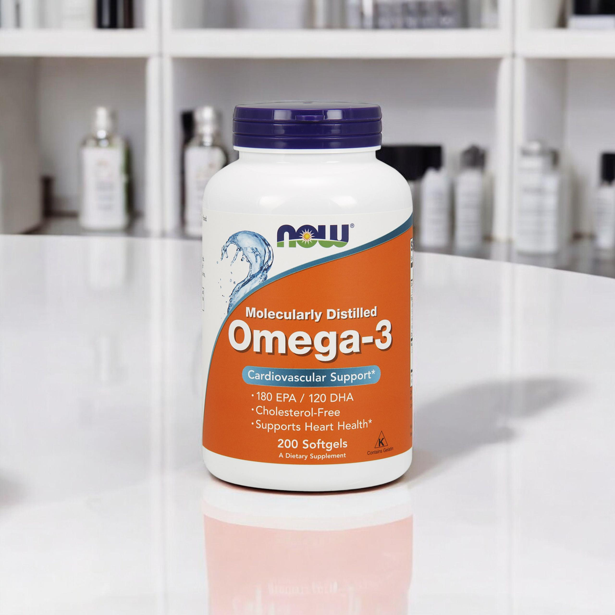 NOW Omega-3 - 3x 200softgels