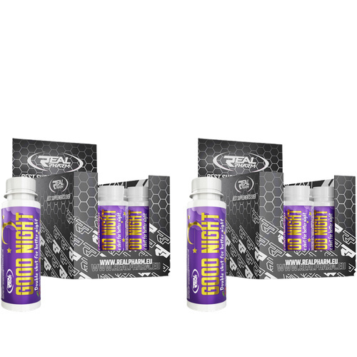 REAL PHARM - Good Night Shot - 12x 2x 80ml - Cherry
