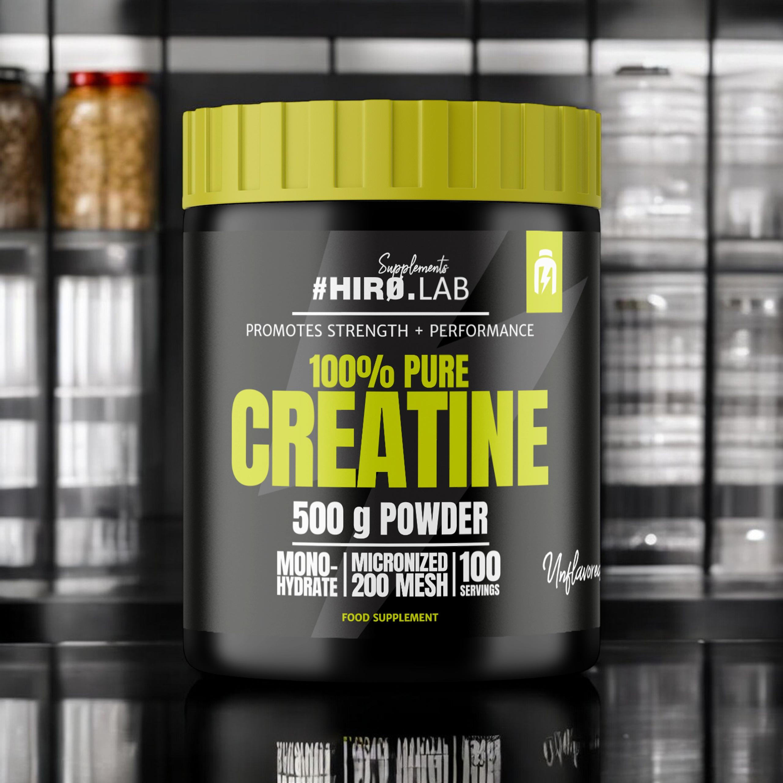 HIRO.LAB 100% Pure Creatine - 500g + 100g FREE