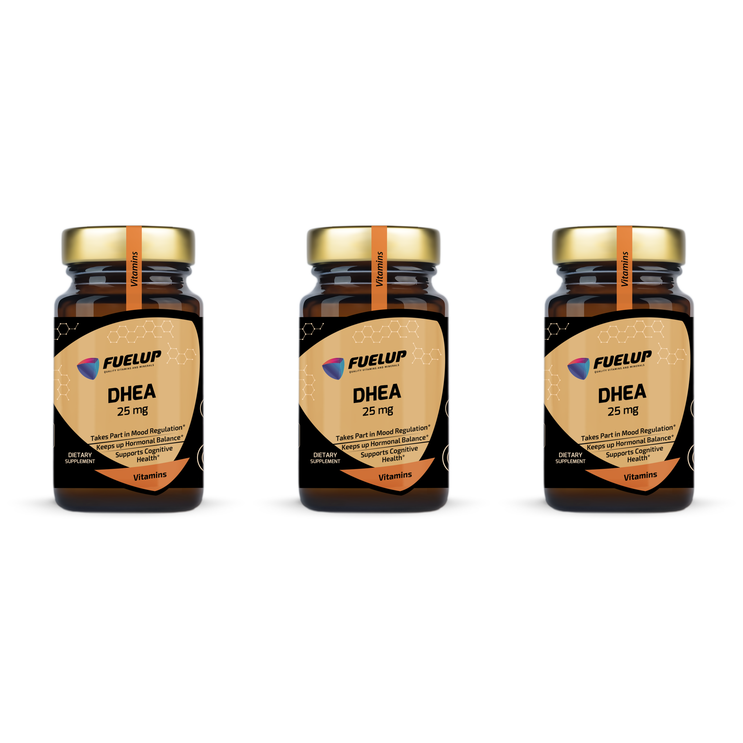 FUELUP - DHEA 25mg - 3x 120tabs.