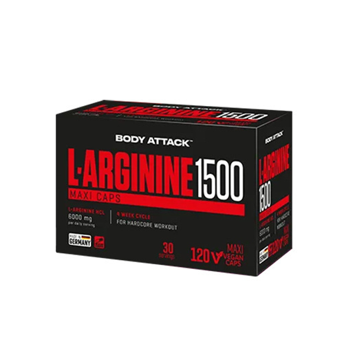 BODY ATTACK L-Arginine 1500 - 3x 120vcaps