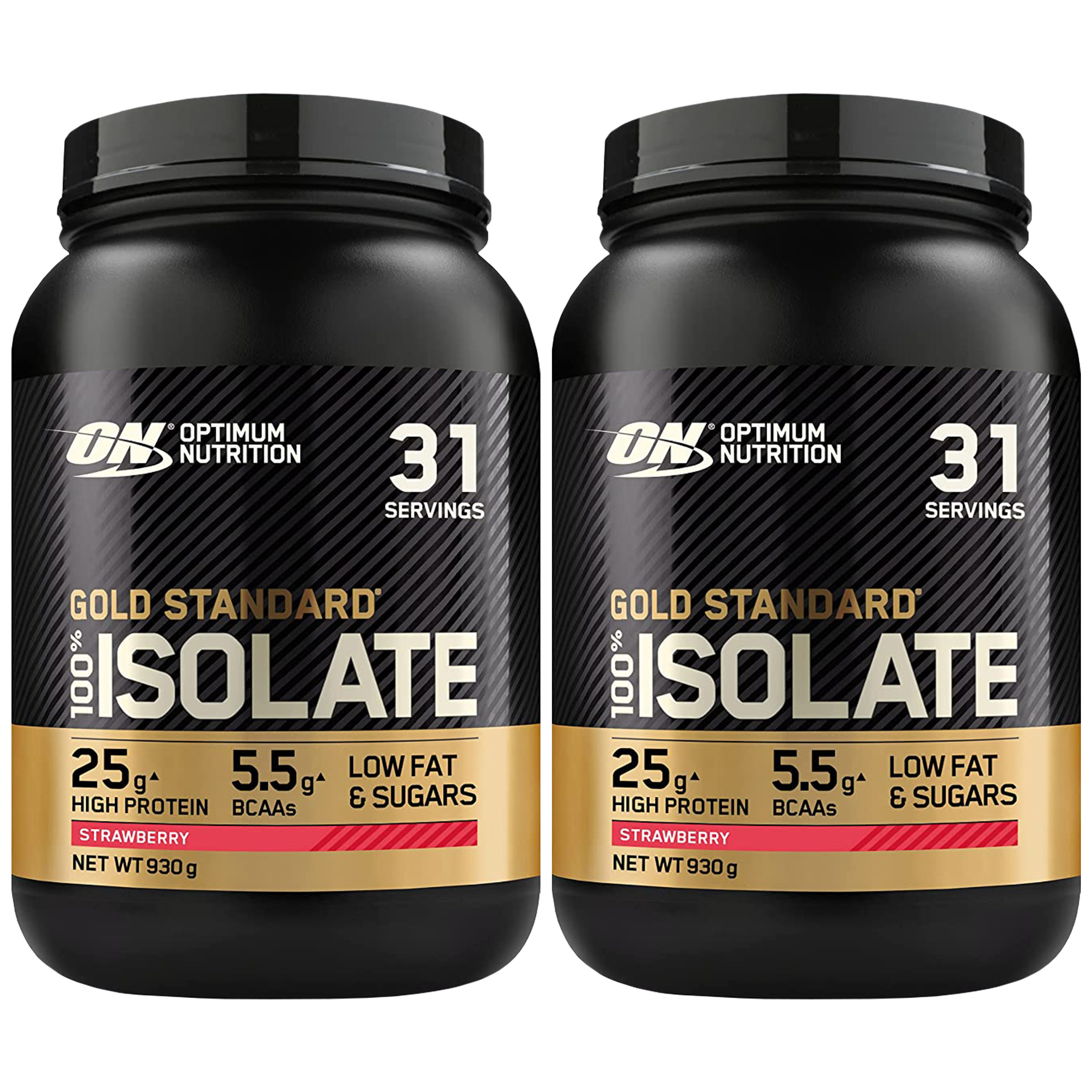 OPTIMUM NUTRITION Gold Standard 100% Isolate - 2x 930g