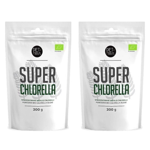 DIET FOOD Bio Chlorella - 2x 200g