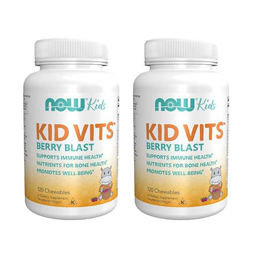 NOW Kid Vits - 2x 120 tabletek do ssania