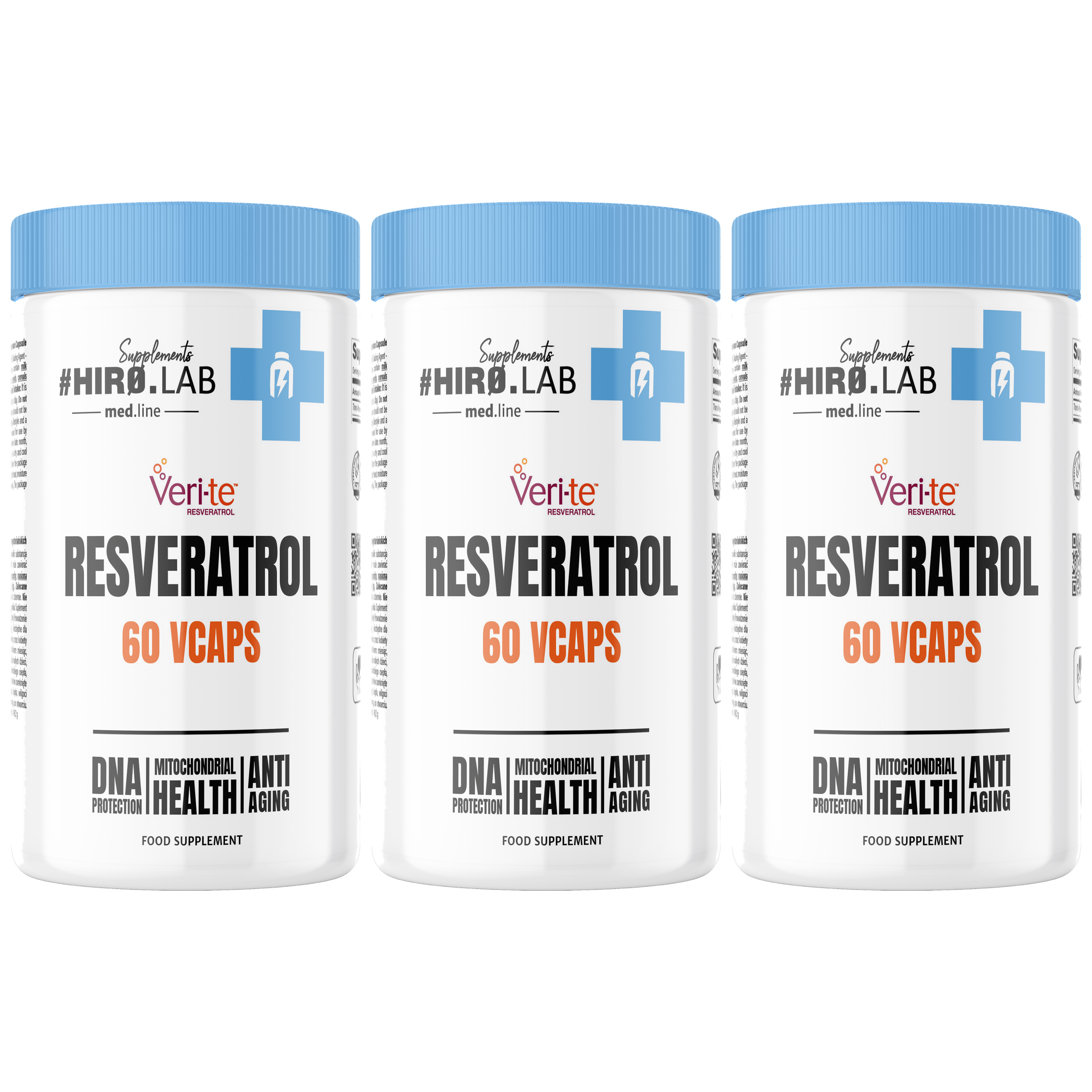 HIRO.LAB - Resweratrol - 3x 60vcaps.