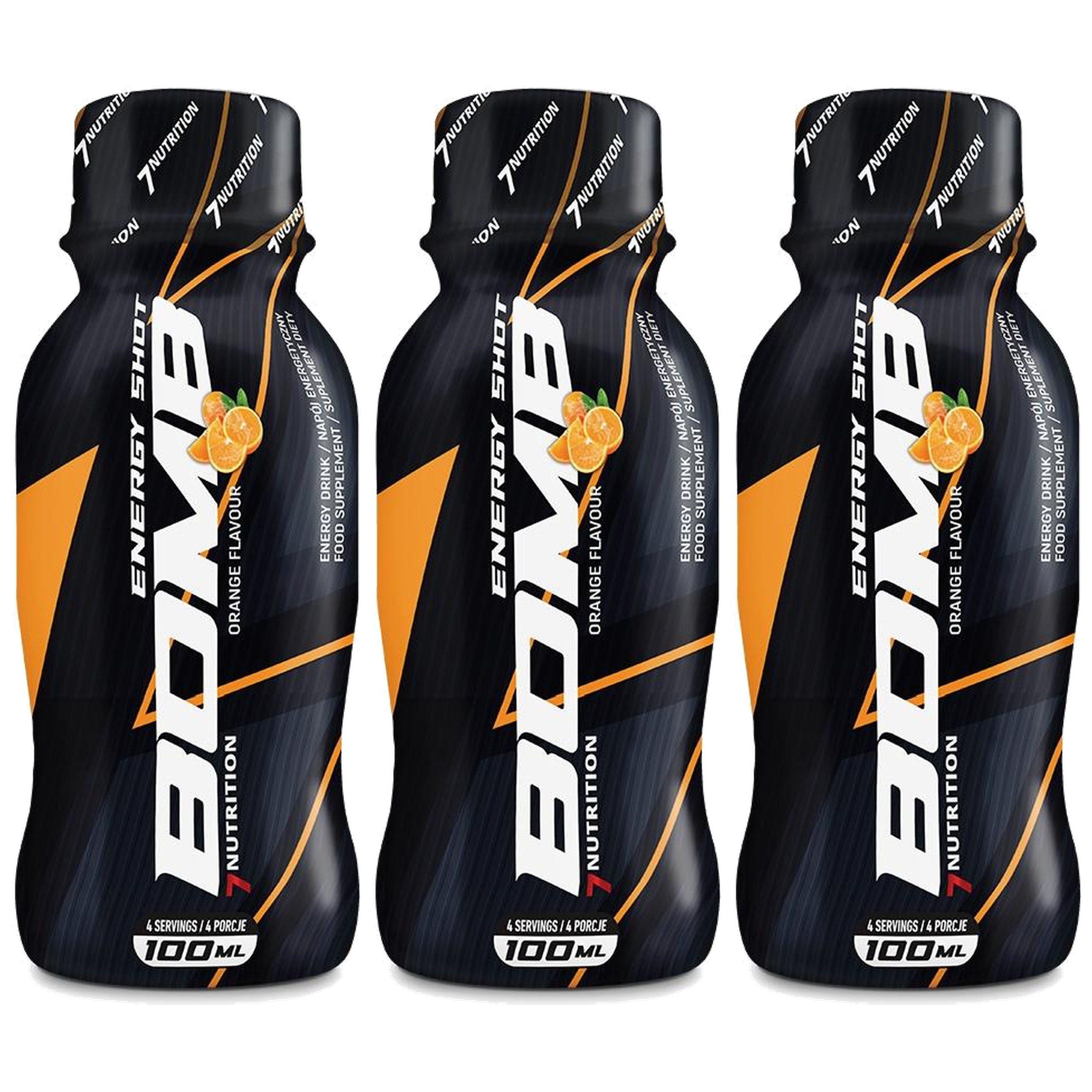 7 NUTRITION - Bomb Shot - 3x 100ml - Orange