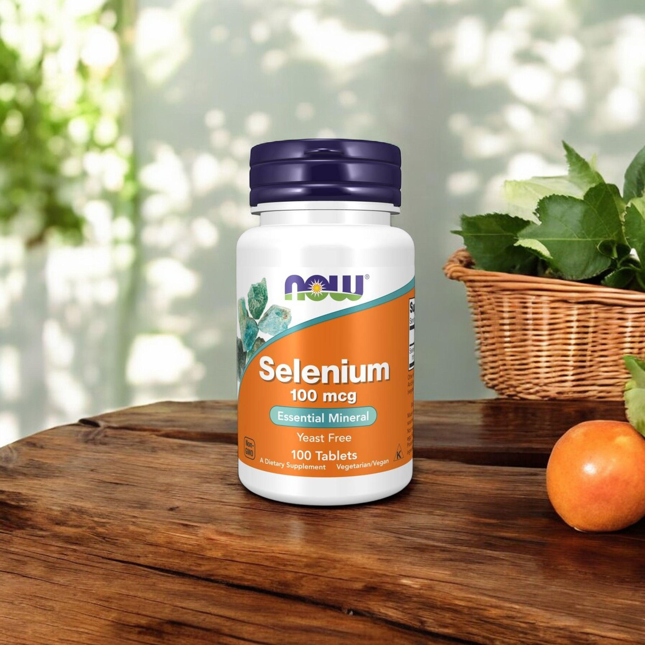 NOW Selenium 100mcg - 100tabs