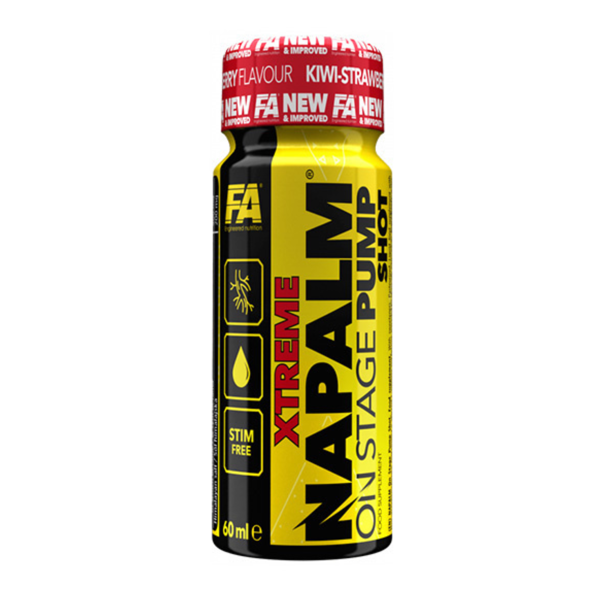 FITNESS AUTHORITY - Xtreme Napalm On Stage SF Shot - 24x 2x 60ml