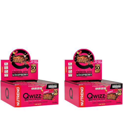 NUTREND - Baton QWIZZ Protein Bar - 24x 2x 60g