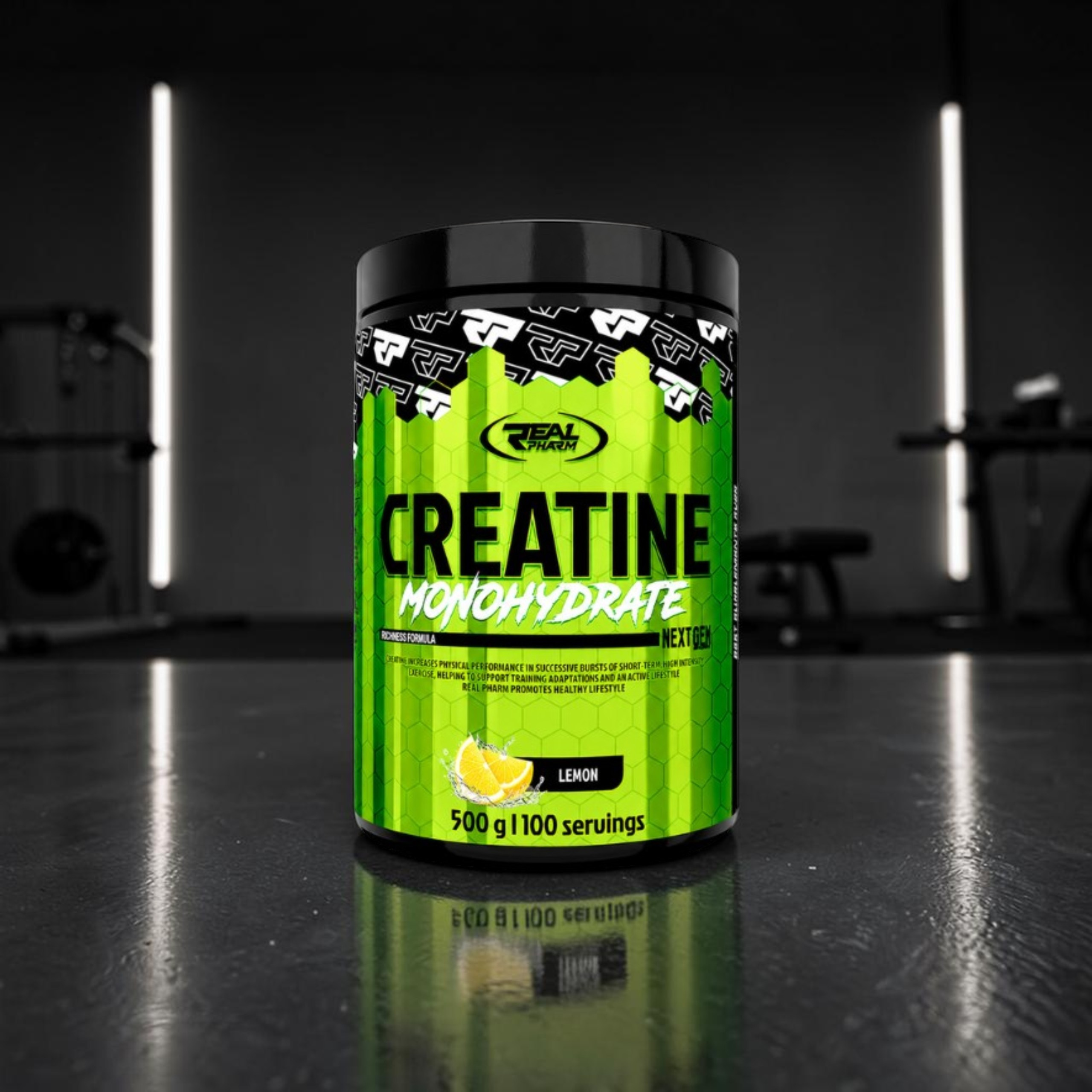 REAL PHARM Creatine Monohydrate - 500g