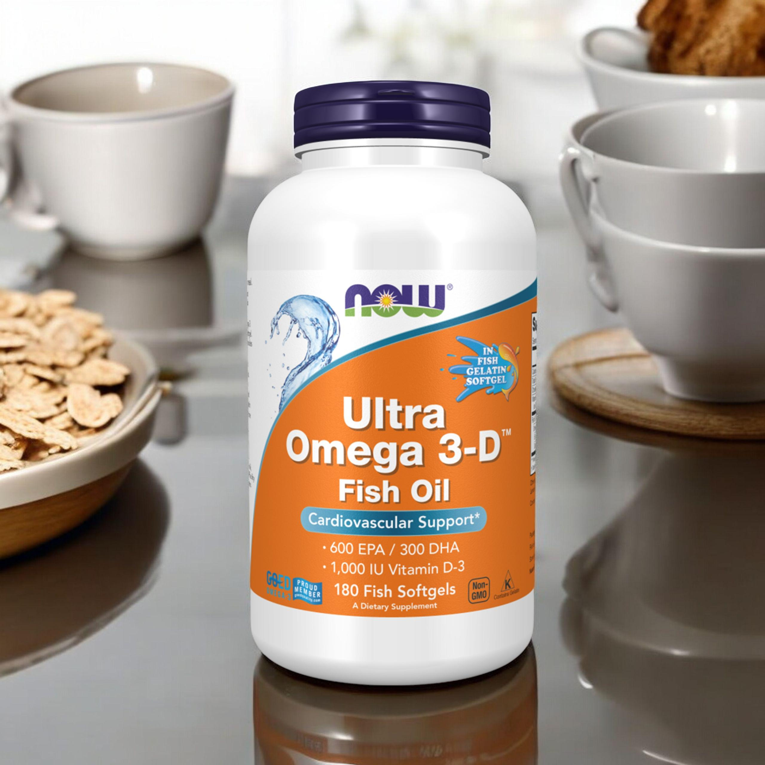 NOW Ultra Omega 3-D Fish Oil - 2x 180softgels