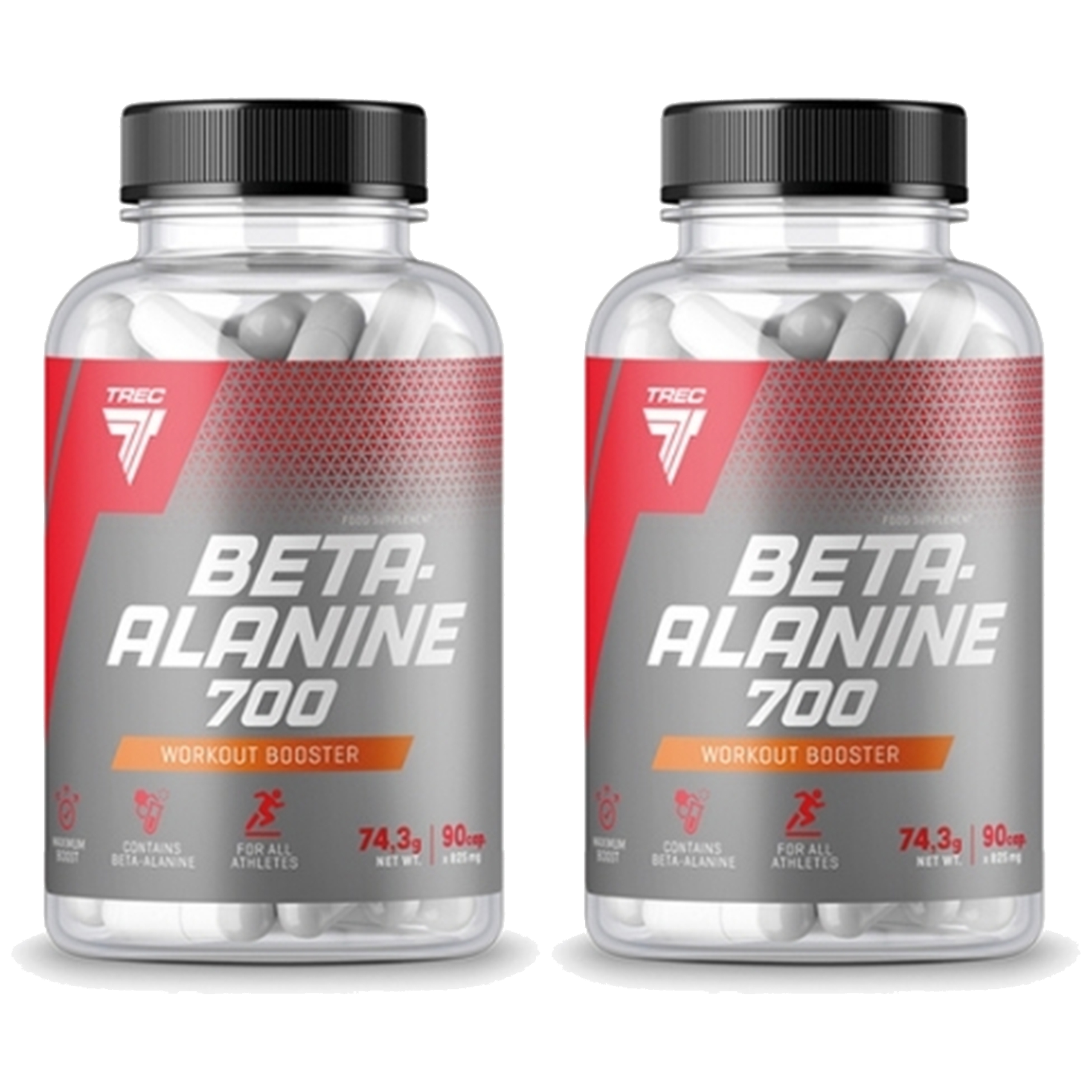 TREC Beta-Alanine 700 - 90caps. - 2x Beta-Alanina