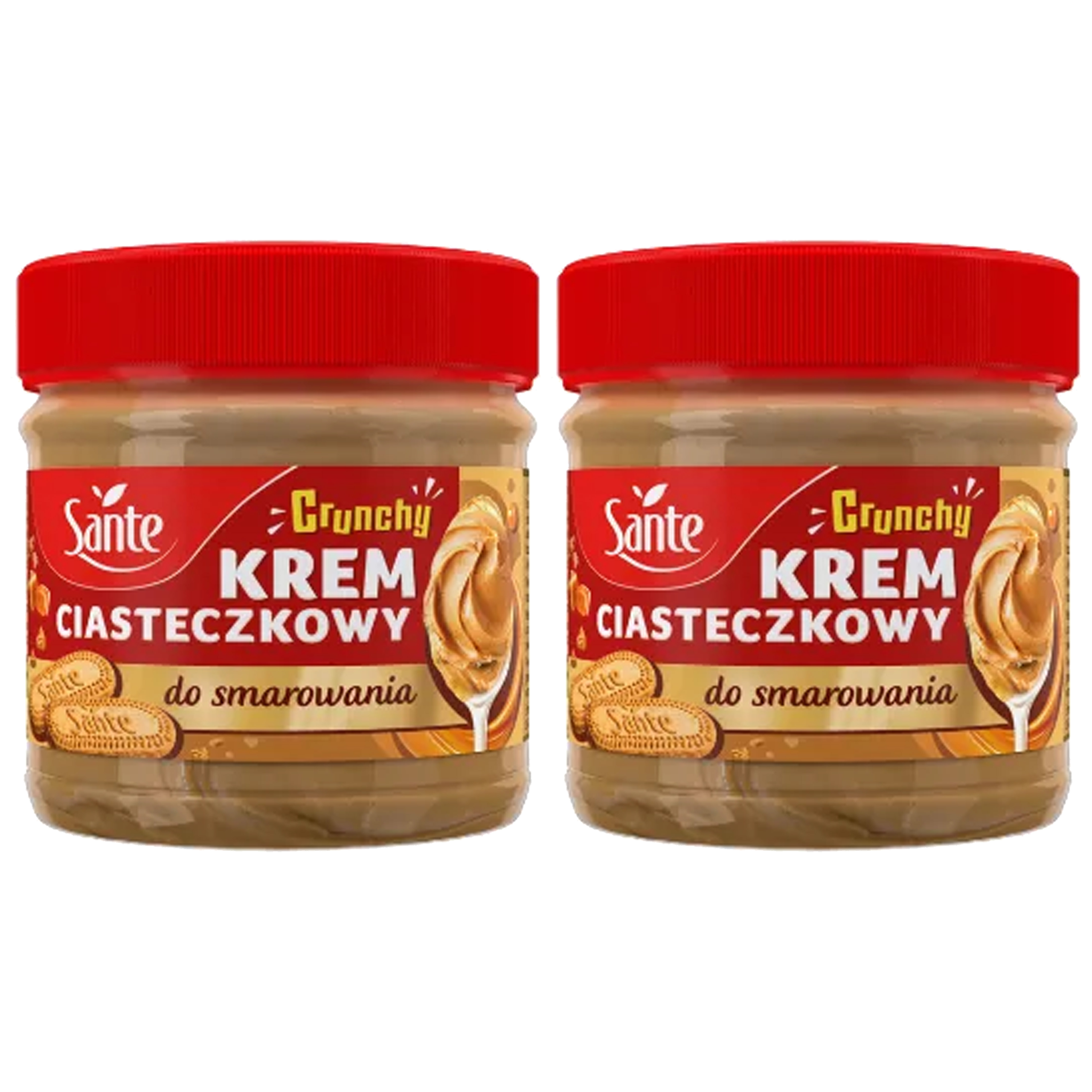 SANTE - Crunchy Krem Ciasteczkowy - 2x 180g