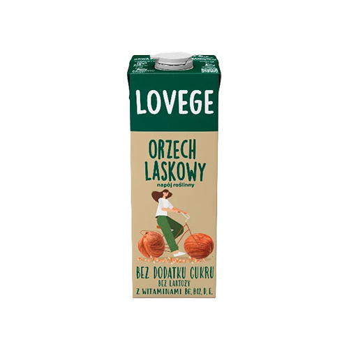 SANTE Napój Lovege Orzech Laskowy Bez Cukru - 3x 1000ml