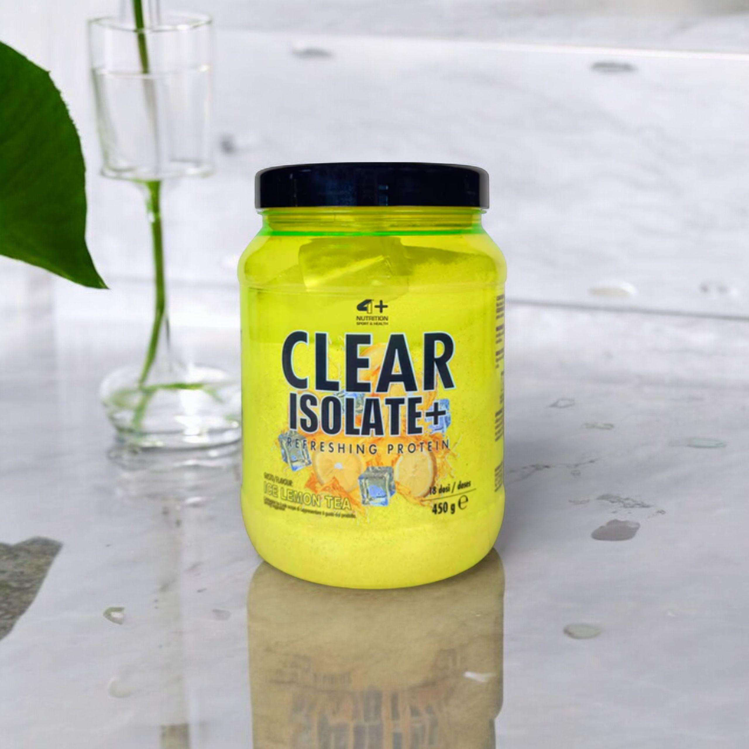 4+ NUTRITION - Clear Isolate+ - 450g - Ice Lemon Tea