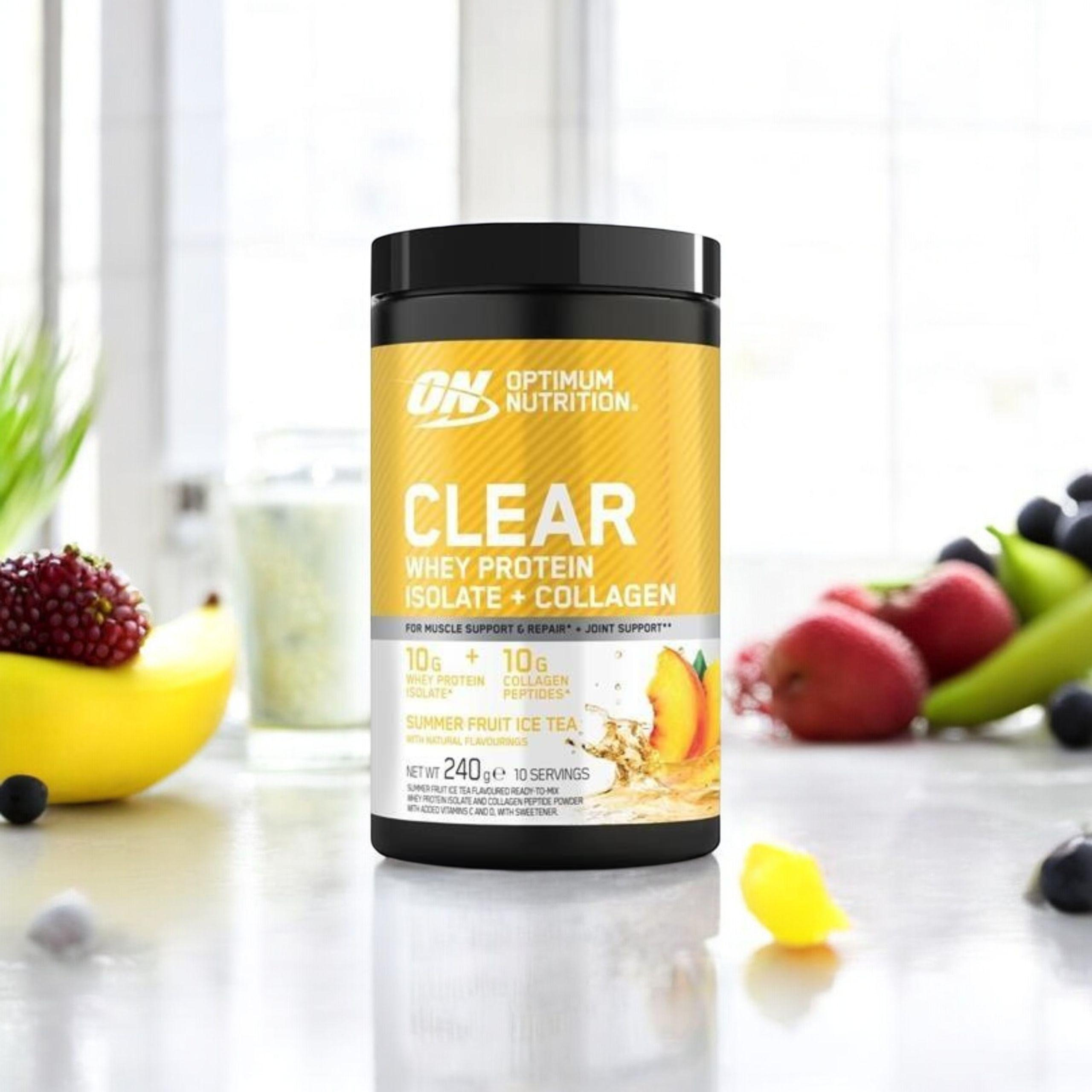 OPTIMUM NUTRITION - Whey Collagen - 3x 240g - Summer Fruit Ice Tea
