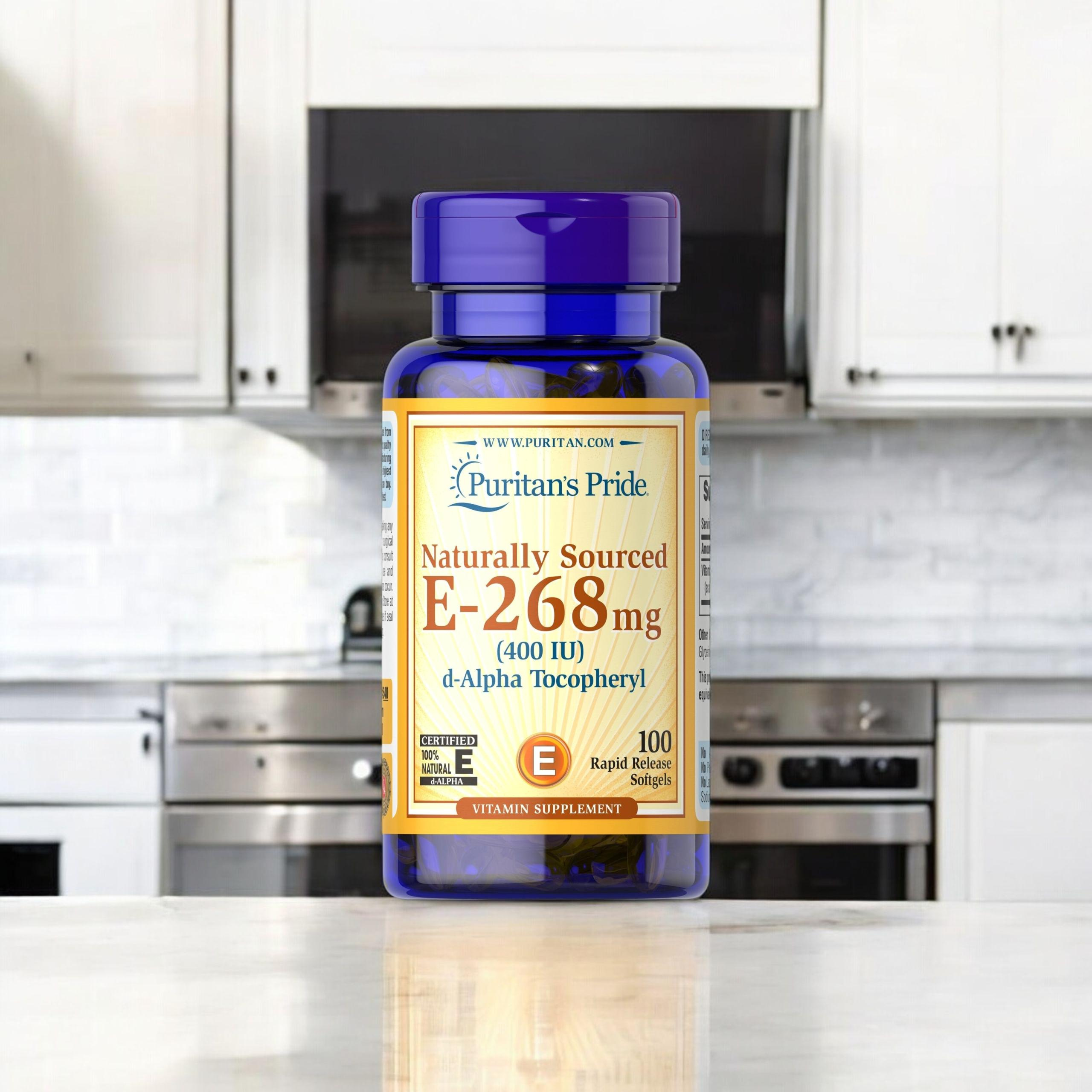 PURITAN'S PRIDE - Vitamin E Natural Sourced - 400 IU - 3x 100softgels
