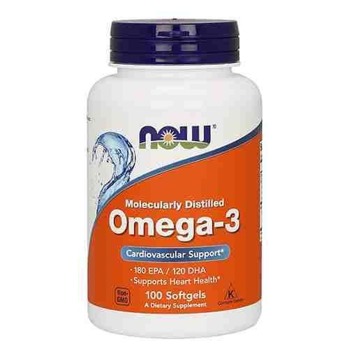 NOW Omega-3 - 2x 100soft gels
