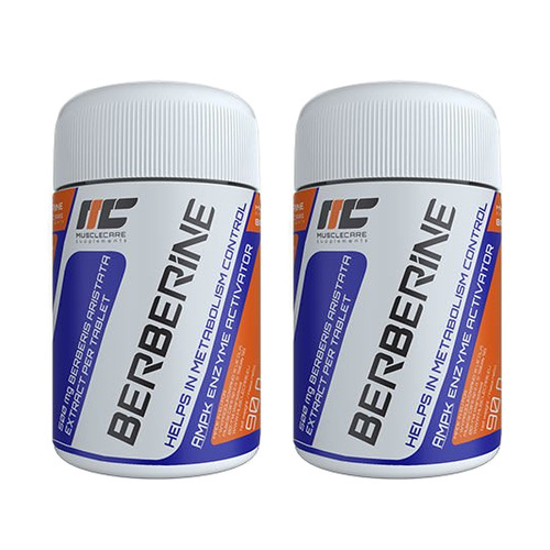MUSCLE CARE Berberine 500mg - 2x 90tabs