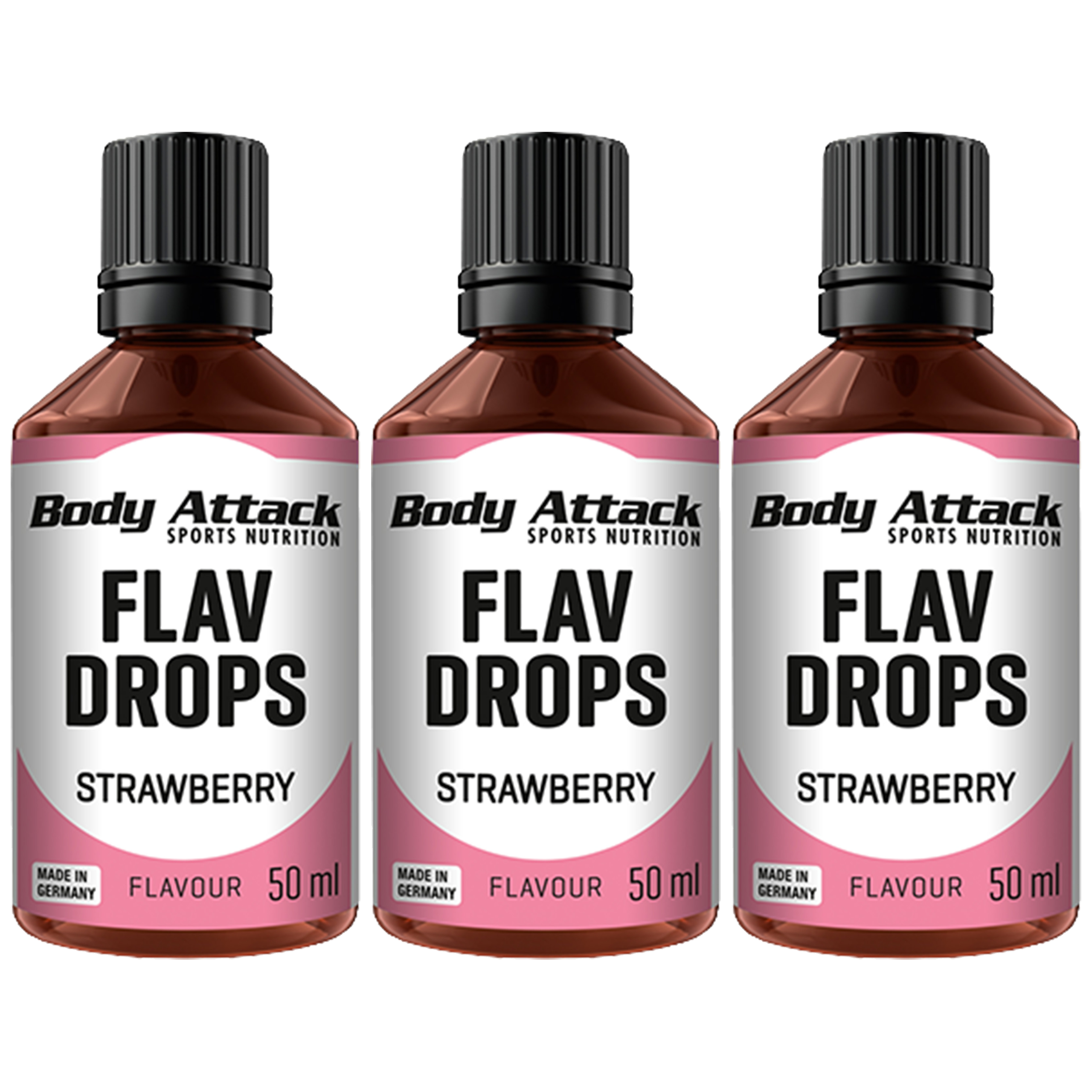 BODY ATTACK Flav Drops - 3x 50ml