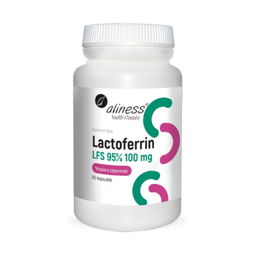ALINESS Lactoferrin LFS 95% 100mg - 2x 60caps.